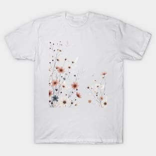 Fleurs partout. T-Shirt